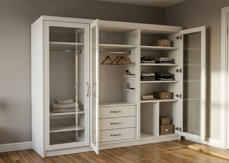 Cabinet with glass doors