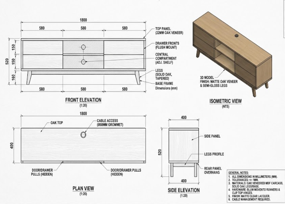 Cad drawing unit
